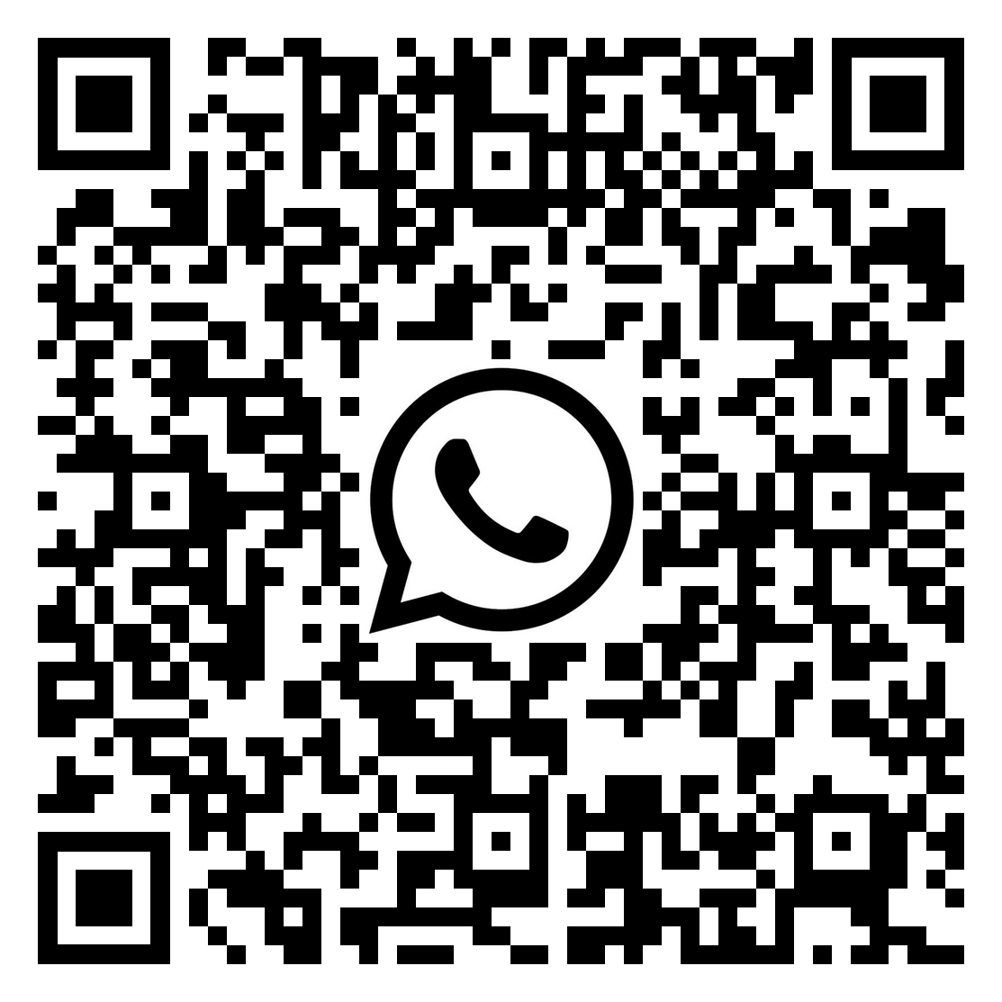 WhatsApp QR code